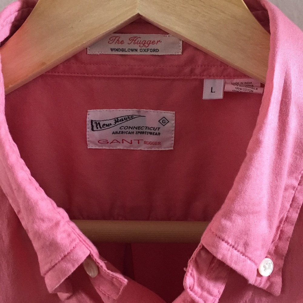 Gant - The Hugger- Windblown Oxford in pink